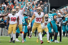 Nick Bosa, representing the 49ers' defensive uprising Sunday in Jacksonville, is the NFC's Defensive Player of the Week.