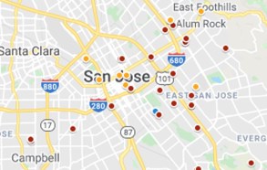 Homicides reported in 2021 in the counties of Santa Clara, San Mateo, San Francisco, Alameda and Contra Costa.