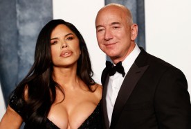 For her new Vogue profile, the irrepressible Sanchez posed in a body-hugging Dolce and Gabbana gown next to the underground clock that she and Bezos hope will last 10,000 years. 