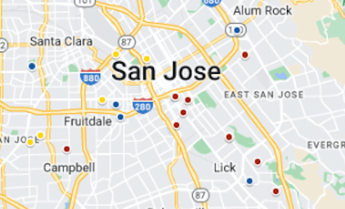 Homicides reported in 2023 in the counties of Santa Clara, San Mateo, San Francisco, Alameda and Contra Costa.